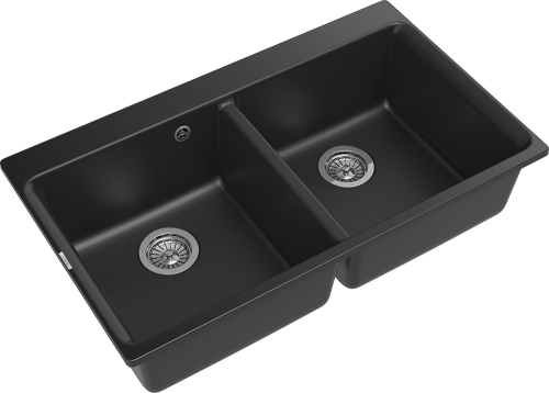 Кухонная мойка Rivelato AXEL X-90-2D antracite 87х52 цвет антрацит - фото 3