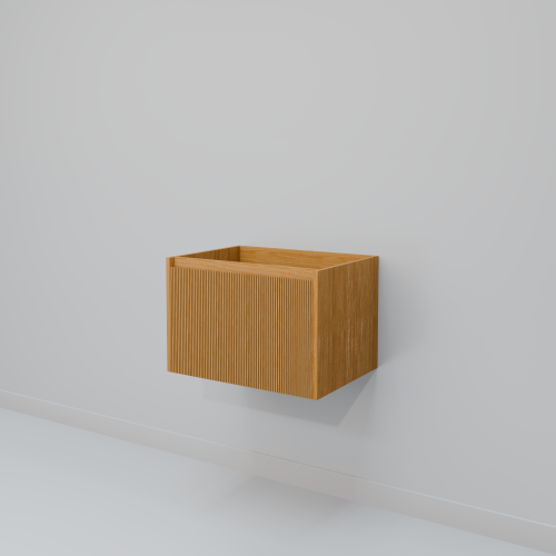 Тумба под раковину ArtDecco Elizabeth (Элизабет) AEL06W11S000 60x45x40 подвесная цвет белый дуб - фото 5