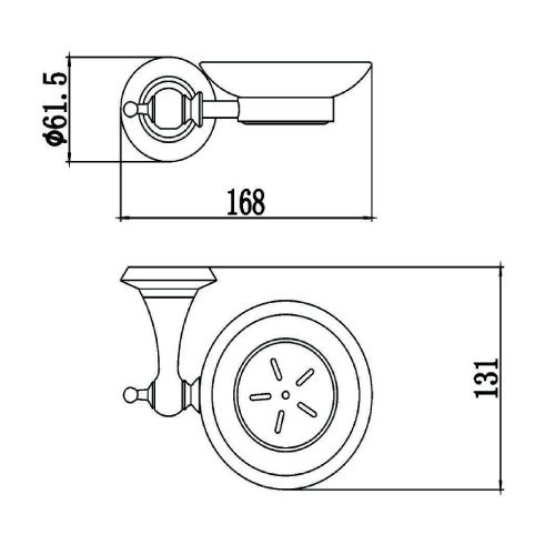 Мыльница Savol S-06959W - фото 3