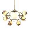 Люстра на штанге Delight Collection Planet (Планет) KG1122P-7B brass