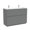 Тумба под раковину Sancos FOLK Floor FL120FES 120х40 напольная цвет серый