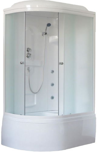 Душевая кабина Royal Bath ВК RB8120BK2-M-R 120х80 асимметричная с крышей