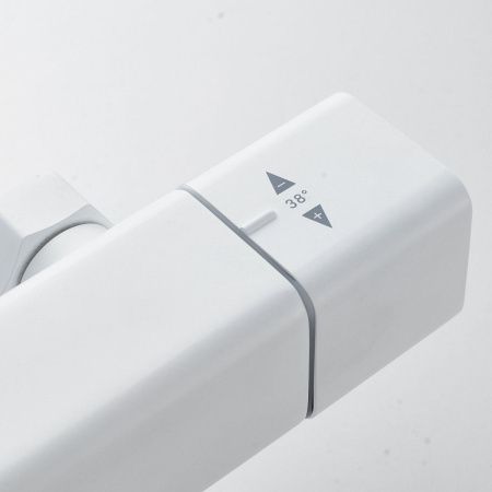 Душевая стойка Shevanik S3096C настенная цвет белый с термостатом