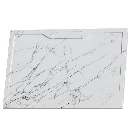 Душевой поддон RGW STE 52342912-15 120х90 искусственный камень белый мрамор без ножек