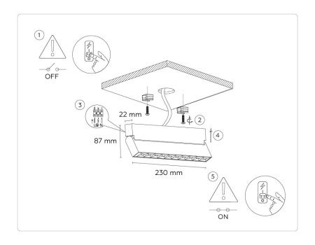Настенно-потолочный светильник Ambrella Light Move (Мове) TA1825