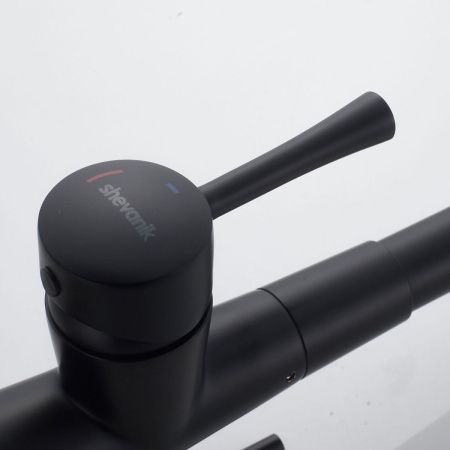 Смеситель для кухни Shevanik S428H на мойку черный