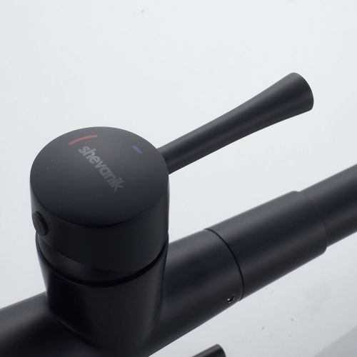 Смеситель для кухни Shevanik S428H на мойку черный - фото 5