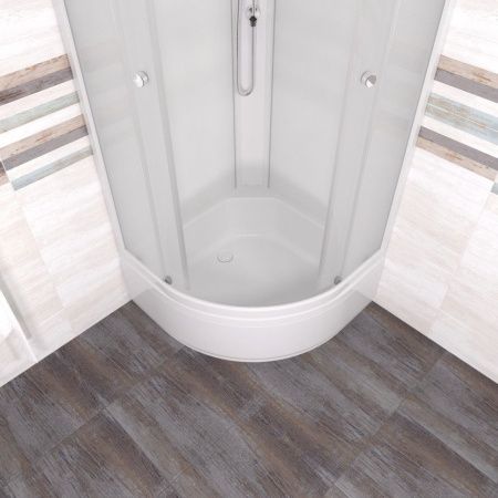 Душевая кабина Тритон Вельвет Щ0000064623 80х80 четверть круга с крышей ориентация универсальная