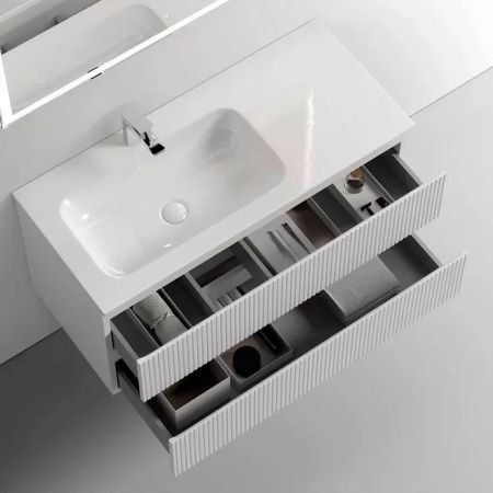 Тумба под раковину Sancos SNOB T SNT100LW 100х40 подвесная цвет белый