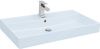 Раковина керамическая Aquanet Латина 00242905 60х50 полувстраиваемая цвет белый 1 отверстие под смеситель