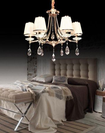 Люстра подвесная Lumina Deco Dominni (Доминни) LDP 9268-6 GD