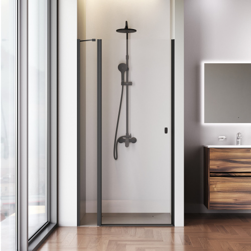 Душевая дверь Am.Pm Sunny W87G-100-1P-BT 100х190 стекло прозрачное профиль черный матовый - фото 3