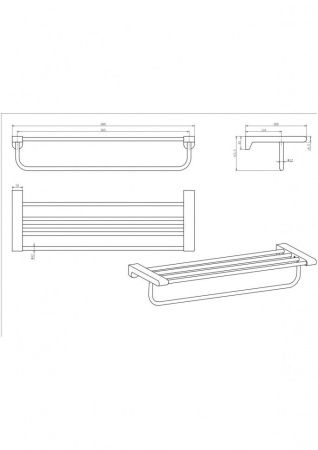 Полотенцедержатель CeramaLux Neo 51010