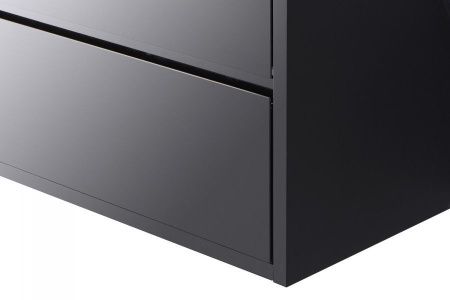 Тумба под раковину Aquaton Римини 1A226601RN950 60х40 подвесная цвет черный