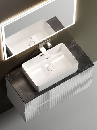 Тумба под раковину Sancos SNOB T SNT100W 100х40 подвесная цвет белый