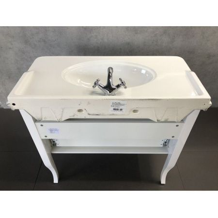 Тумба с раковиной Comforty Павия 00004147999CF 100х50 напольная цвет белый