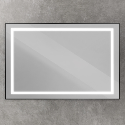 Зеркало BelBagno Kraft SPC-KRAFT-1200-800-SENS-NERO 120х80 - фото 3