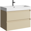 Тумба под раковину Aqwella Y GE01082MD 80х50 подвесная цвет бежевый