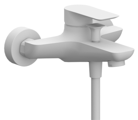 Смеситель для ванны Remer Infinity I05BO настенный белый