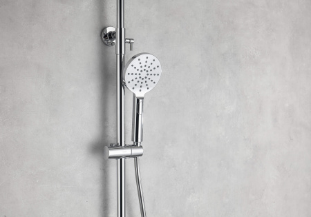 Душевая стойка Aquatek ВЕГА AQ2040CR настенная цвет хром