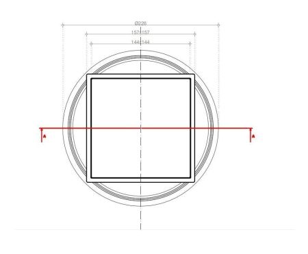 Душевой трап Pestan Confluo Standard Plate 4 13702565 10х10