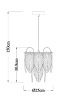 Светильник подвесной Arte Lamp Evie (Евие) A4052SP-1SG
