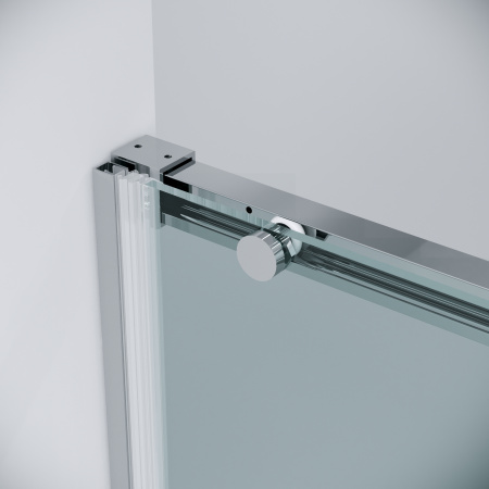 Душевая дверь Grossman Galaxy 100.K33.01.100.10.00 100х195 стекло прозрачное профиль хром глянцевый