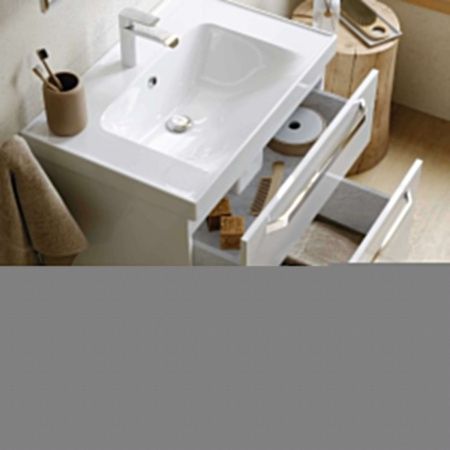 Тумба с раковиной Alavann Paris ALV0987000 80х50 подвесная цвет белый