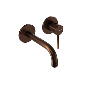 Смеситель Damixa Scandinavian Pure 360260500 встраиваемый в стену розовое золото без термостата