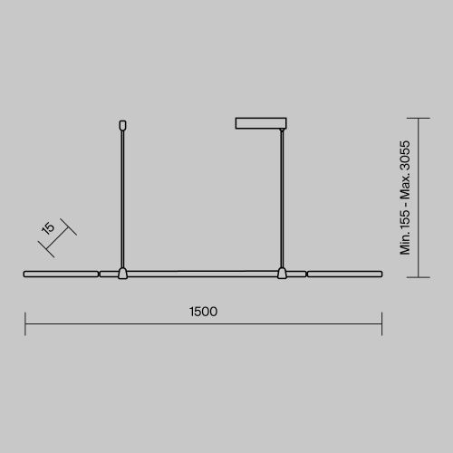 Светильник подвесной Maytoni Halo Modern MOD005PL-L48BK - фото 2
