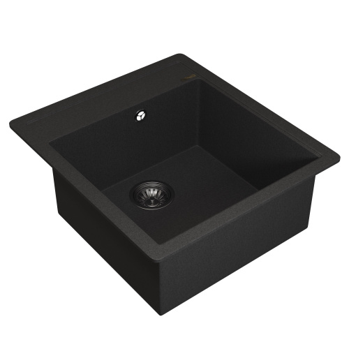 Кухонная мойка Uperwood Quartz Premium UPD-07 3910202127 46x51 цвет черный матовый - фото 2