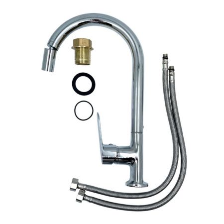 Смеситель для кухни Voda Shore SHR519AR на мойку хром