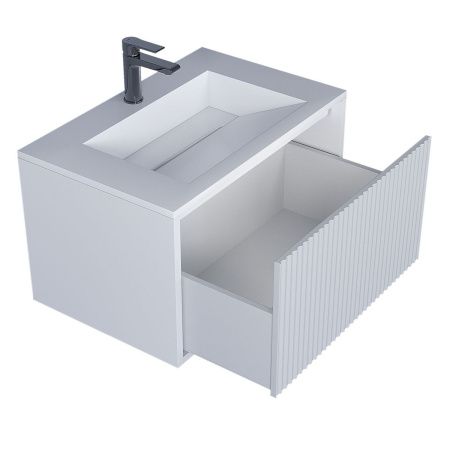 Тумба под раковину Uperwood Next Premium 3930205152 70х50 подвесная цвет белый