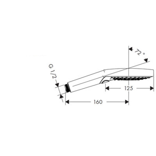 Душевая лейка Hansgrohe Raindance Select 26530400 круглая - фото 2