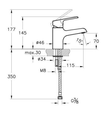 Комплект смесителей Vitra AXE S A49152EXP хром