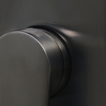 Душевая стойка WasserKRAFT Wiese A18401 настенная цвет оружейная сталь