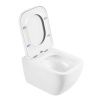 Унитаз подвесной BelBagno ALPINA BB10100CHR/SC белый с сиденьем микролифт безободковый каскадный смыв