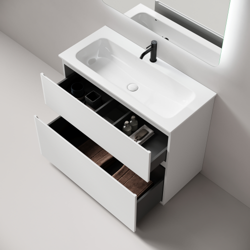 Тумба под раковину Sancos FOLK Floor FL100FW 100х45х85 - фото 4