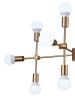 Люстра на штанге Natali Kovaltseva Loft Lux (Лофт Лукс) LOFT LUX 75130/8C GOLD