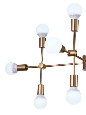 Люстра на штанге Natali Kovaltseva Loft Lux (Лофт Лукс) LOFT LUX 75130/8C GOLD