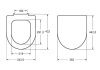 Крышка сиденье для унитаза Roca Debba 7801B2200B
