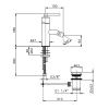 Смеситель Nicolazzi Mac Kinley 05 3703CR29M на биде хром