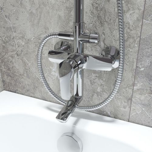 Душевая стойка IDDIS Ray RAYSB3Fi06 настенная цвет хром - фото 3