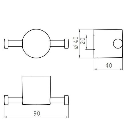 Крючок Emco Rondo2 4575 001 02