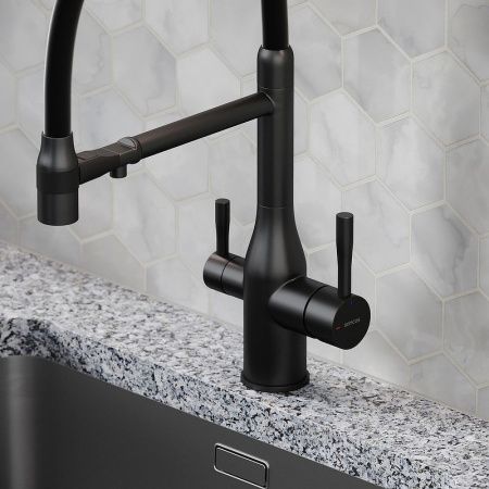 Смеситель для кухни Sancos Garda SC4009MB на мойку черный
