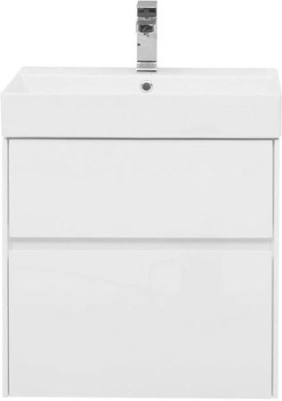 Тумба с раковиной Aquanet Бруклин 00212596 60х40 подвесная цвет белый