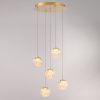 Светильник подвесной Delight Collection MD25030003-5A gold/clear