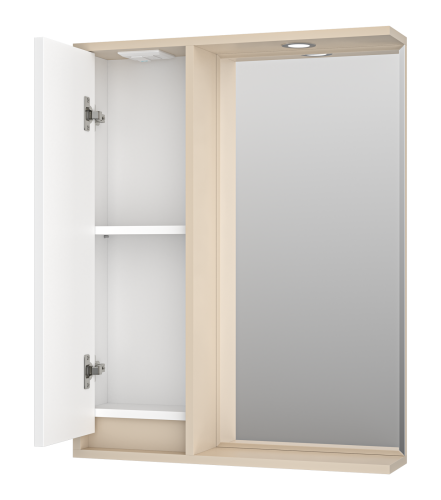 Зеркало-шкаф Brevita Balaton BAL-04065-03-01Л 63х14х80 подвесной - фото 4 Зеркало-шкаф Brevita Balaton BAL-04065-03-01Л 63х14х80 подвесной - фото 4