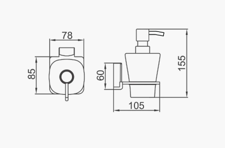 Дозатор D-Lin D221330-1