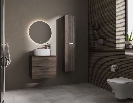 Шкаф-пенал Roca Victoria A857564402 30х150 подвесной цвет коричневый